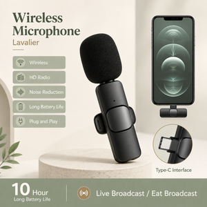 K9 Dual Wireless Lavalier Microphone Set