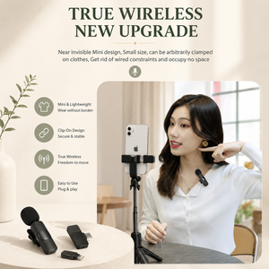 K9 Dual Wireless Lavalier Microphone Set