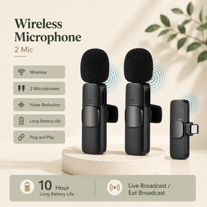 K9 Dual Wireless Lavalier Microphone Set