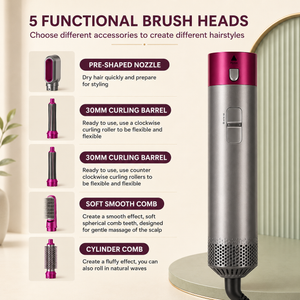 5-in-1 Hot Air Hair Styling Brush