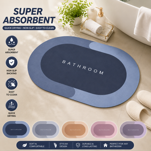 Premium Quick Dry Non-Slip Bathroom Mat