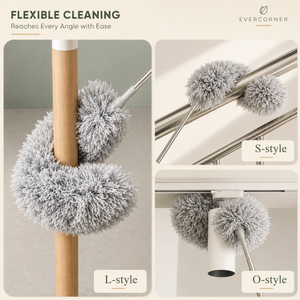 360° Microfiber Duster with Extendable Pole