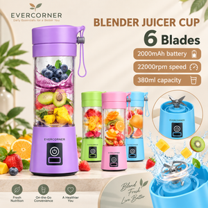 Portable USB Rechargeable Mini Juicer Blender