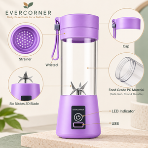 Portable USB Rechargeable Mini Juicer Blender
