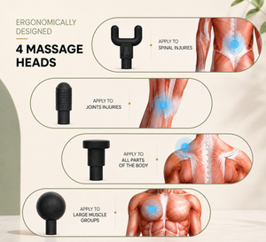 4-in-1 Deep Tissue Massage Gun